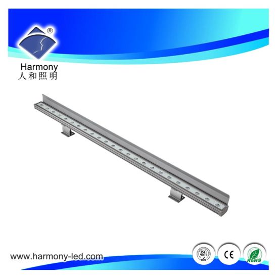 Luz lineal impermeable al aire libre IP65 Osram LED Lámpara de lavadora de pared 24W