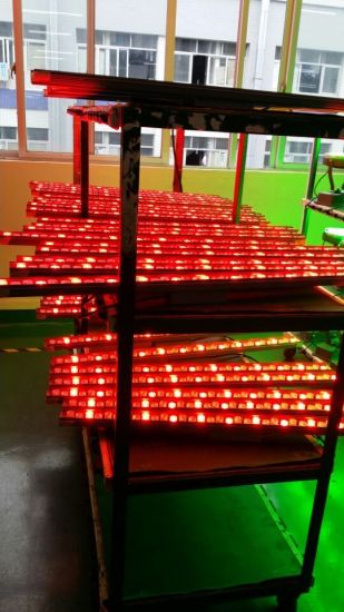 Lavadora de pared de jardín industrial 18W RGB pantallas de luz