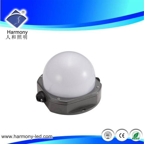 Accesorio de decoración de fachadas al aire libre Lámparas de punto LED Luz de píxel RGB de 5W