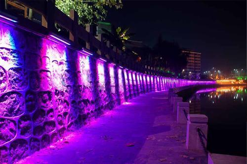 Blanco 18W lineal impermeable IP65 LED Color de la ciudad luces al aire libre