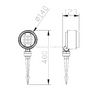 RH-E20 PREMIUM FASTING ALUMINIO ALUMINIO LANDCAIL AIVIENTÍN LIGHTING AJUSTE DC24V AC110 AC220V IP66 CREE A prueba de agua LED