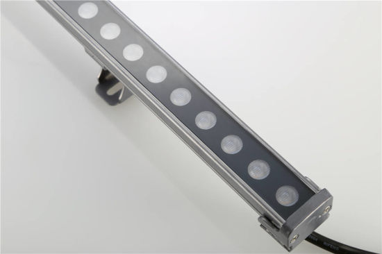 Diseño inteligente 10W IP67 Aluminio lineal LED Lavadora de la arandela