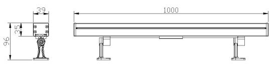 CE & ROHS IP65 Lámpara de lavadora de pared LED de 18W LED