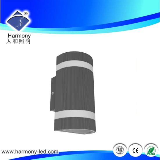 Iluminación de pared LED de doble cabeza al aire libre impermeable IP65 12W